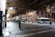 Chicago - Loop mit der Straßenbahn über der Straße