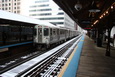 Chicago - Chicago - Loop Station Quincy mit der Straßenbahn