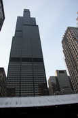 Chicago - Blick auf den Sears Tower von Loop Station Quincy