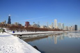 Chicago - Blick auf den Sears Tower vom Northerly Island Park