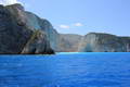 Zakynthos - Schmugglerbucht mit Schiffswrack vom Meer